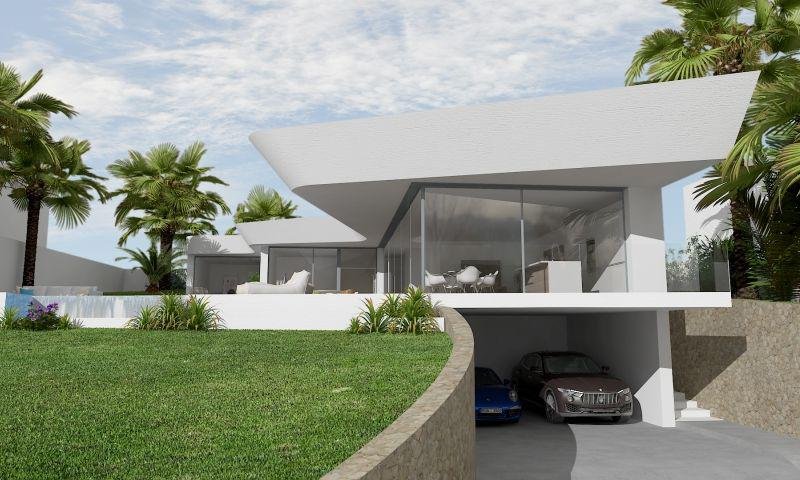 Casa moderna con diseño contemporáneo