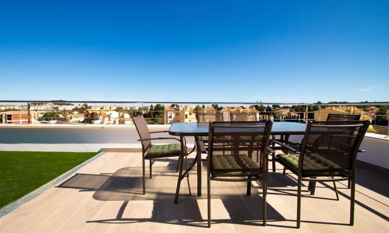 Terraza con vista panorámica