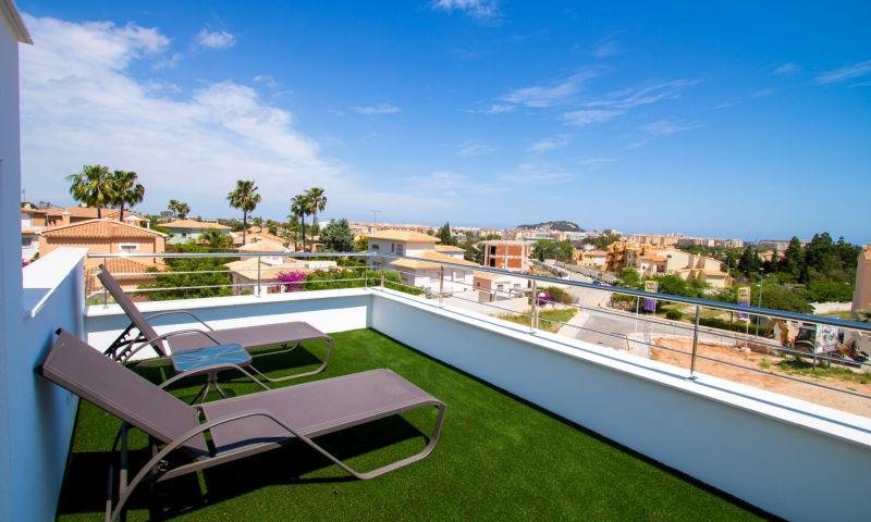 Terraza con vistas al paisaje