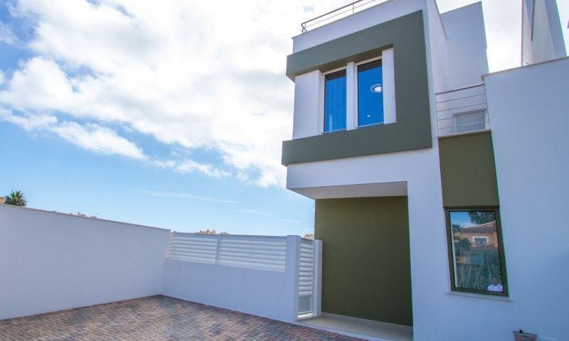 Moderna fachada de edificio