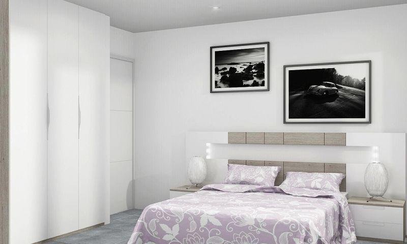 Dormitorio moderno y minimalista