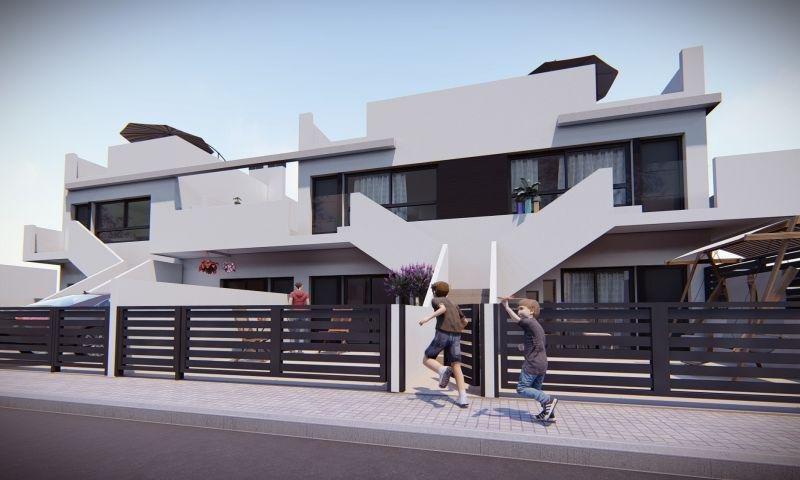 Casa moderna con detalles arquitectónicos