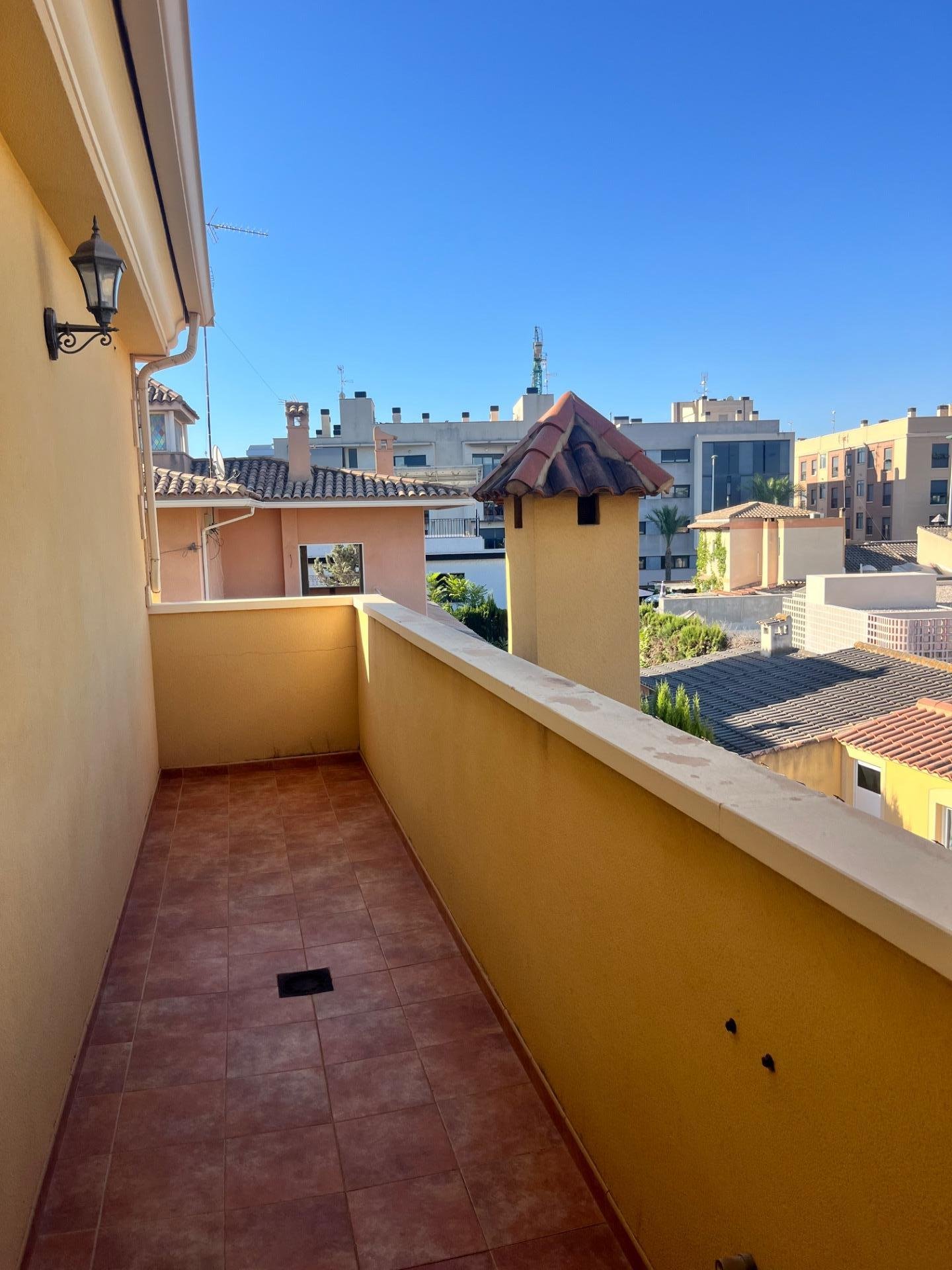 Balcón con vista despejada