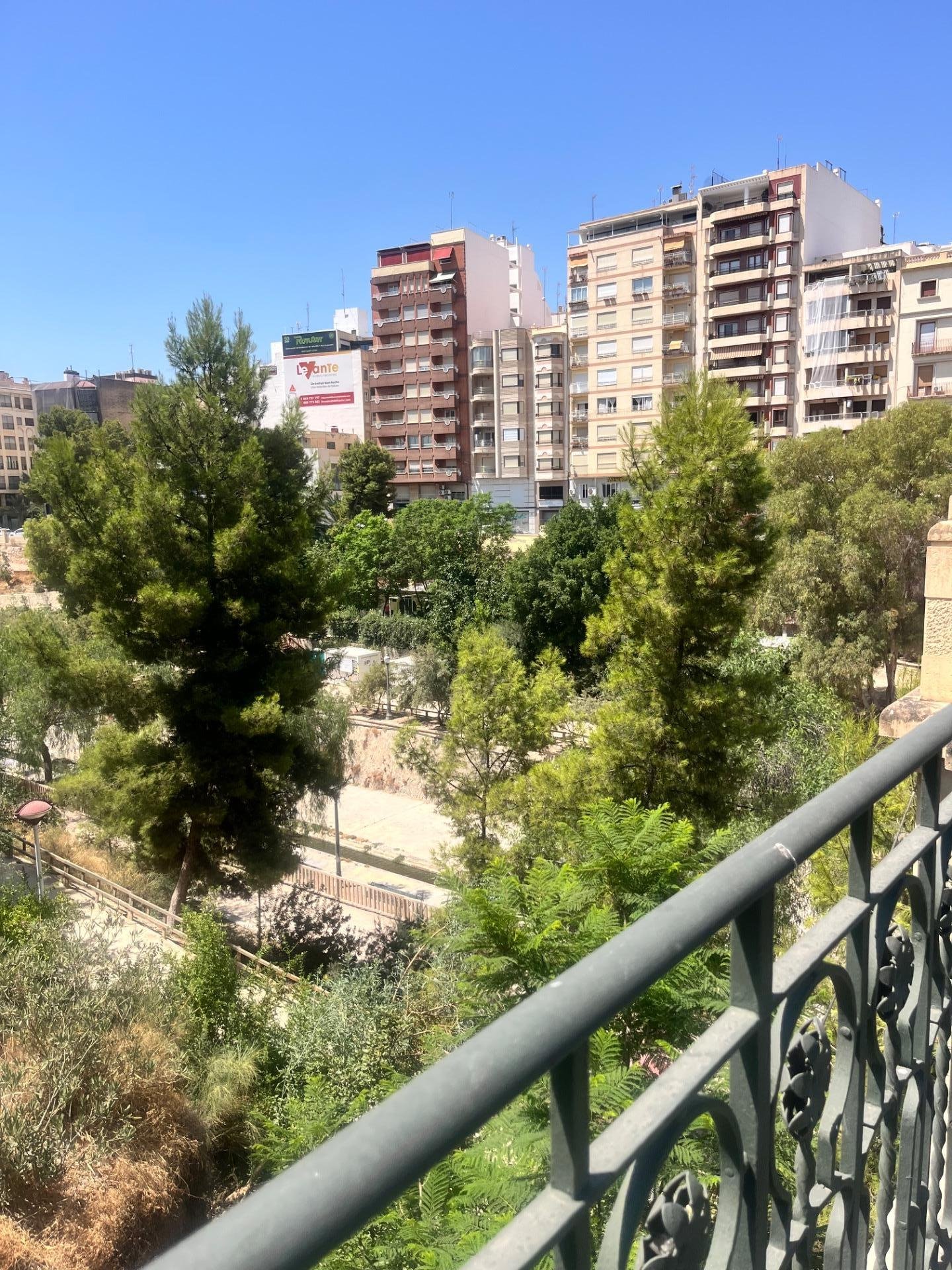Vista de un parque urbano