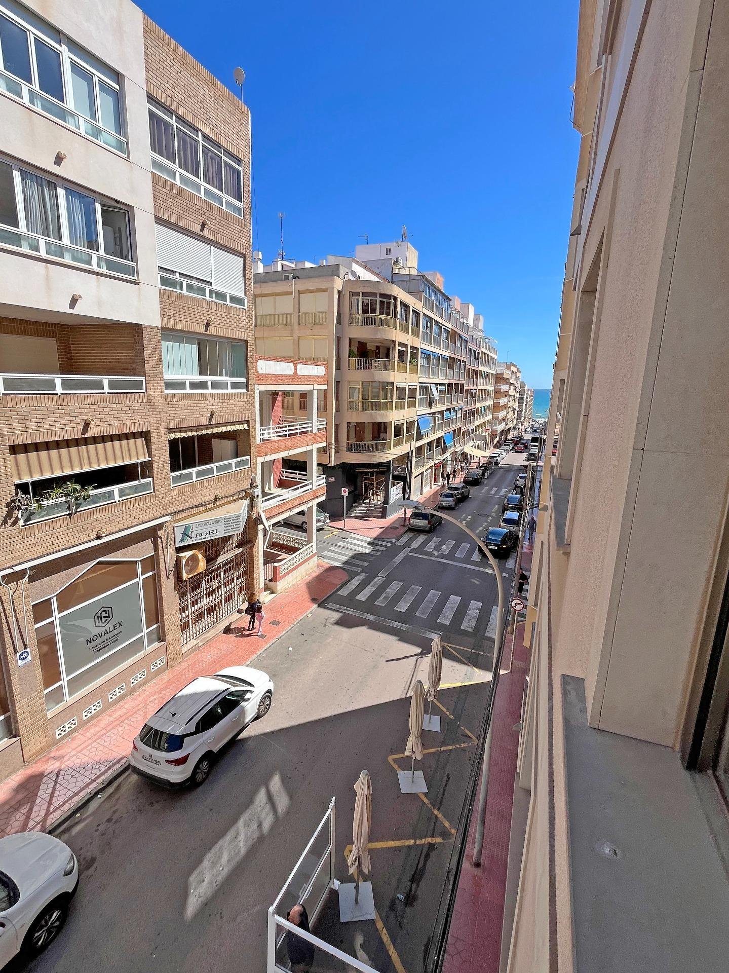 Vista de calle en zona urbana