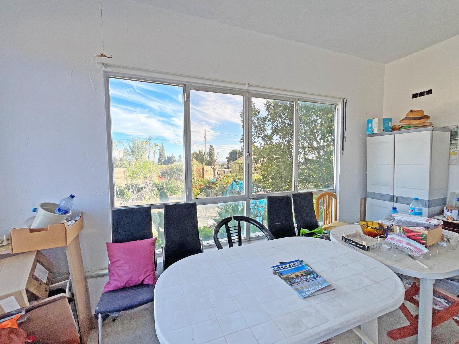 Comedor con vista al exterior