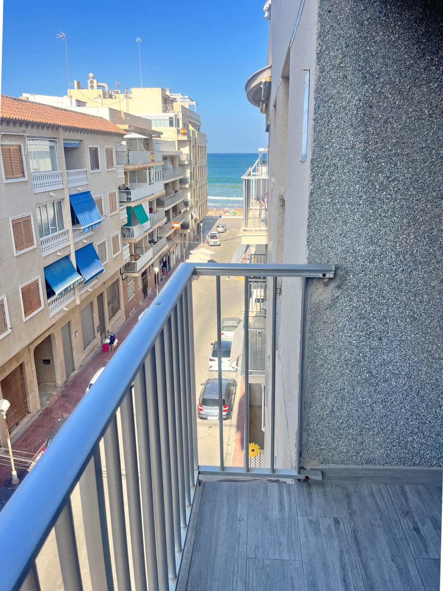 Balcón con vista al mar