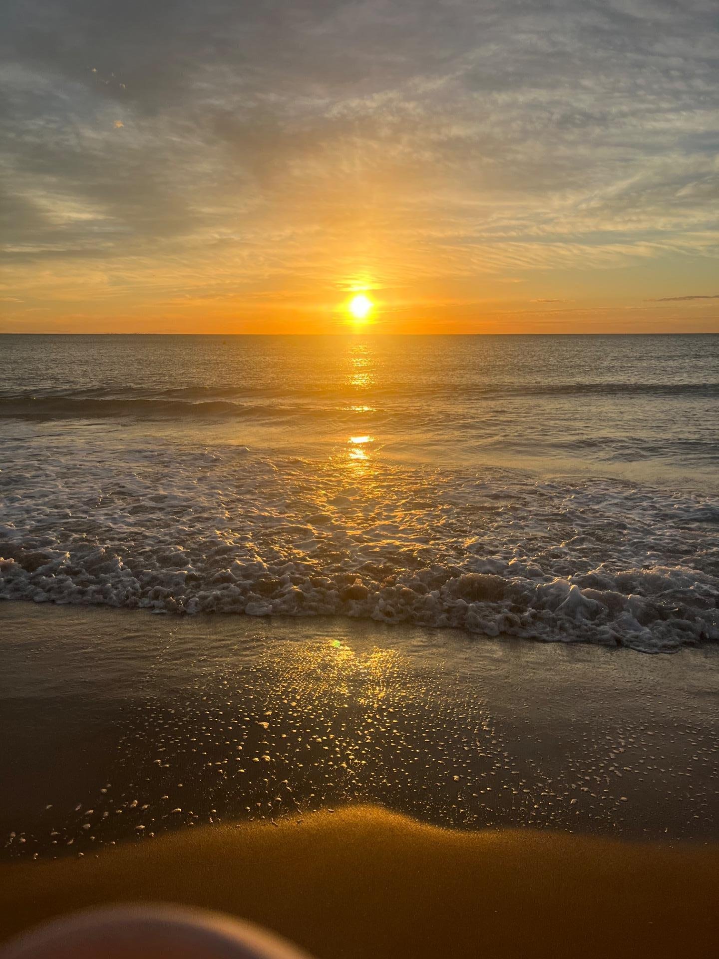Atardecer en la playa