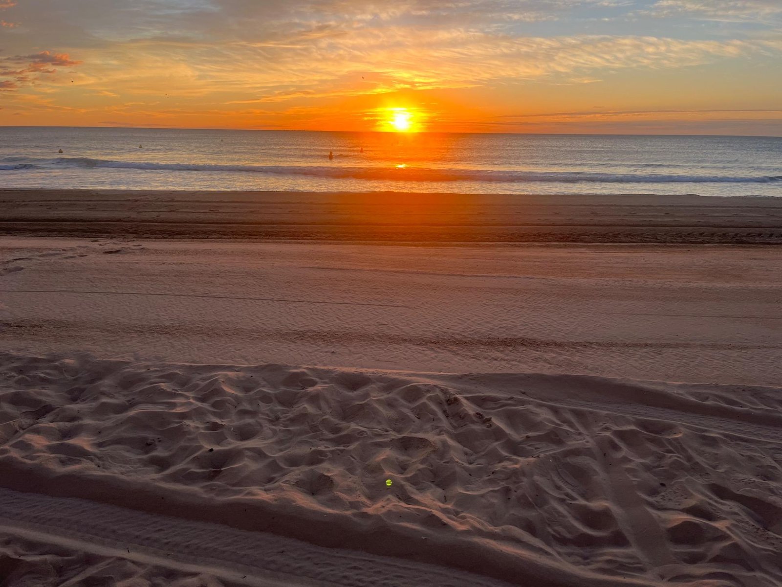 Atardecer en la playa