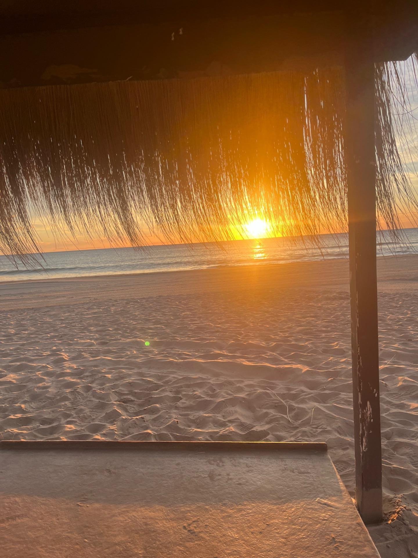 Atardecer en la playa