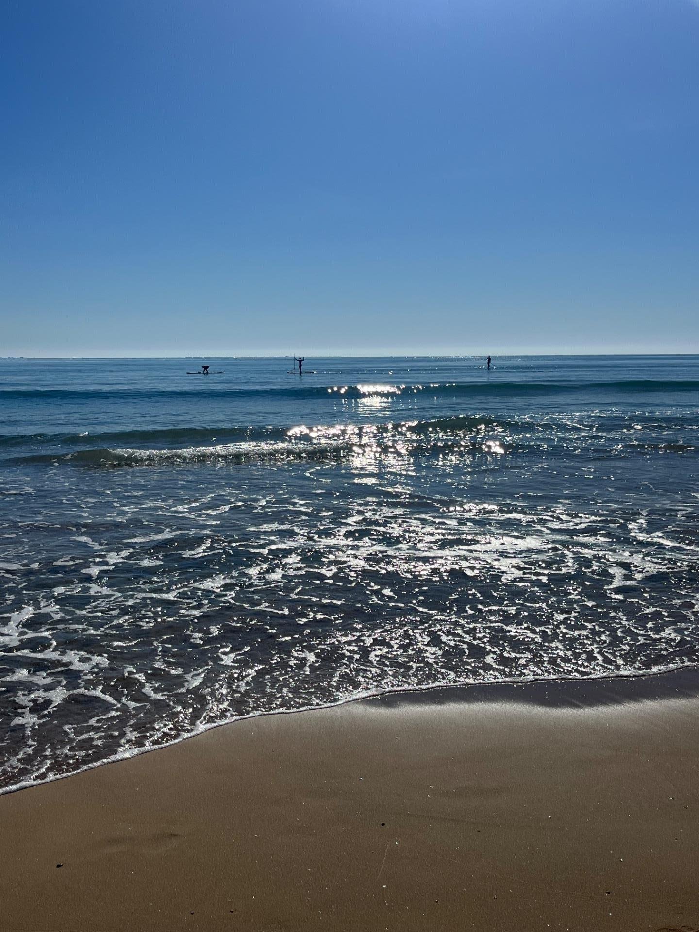 Playa en un día soleado