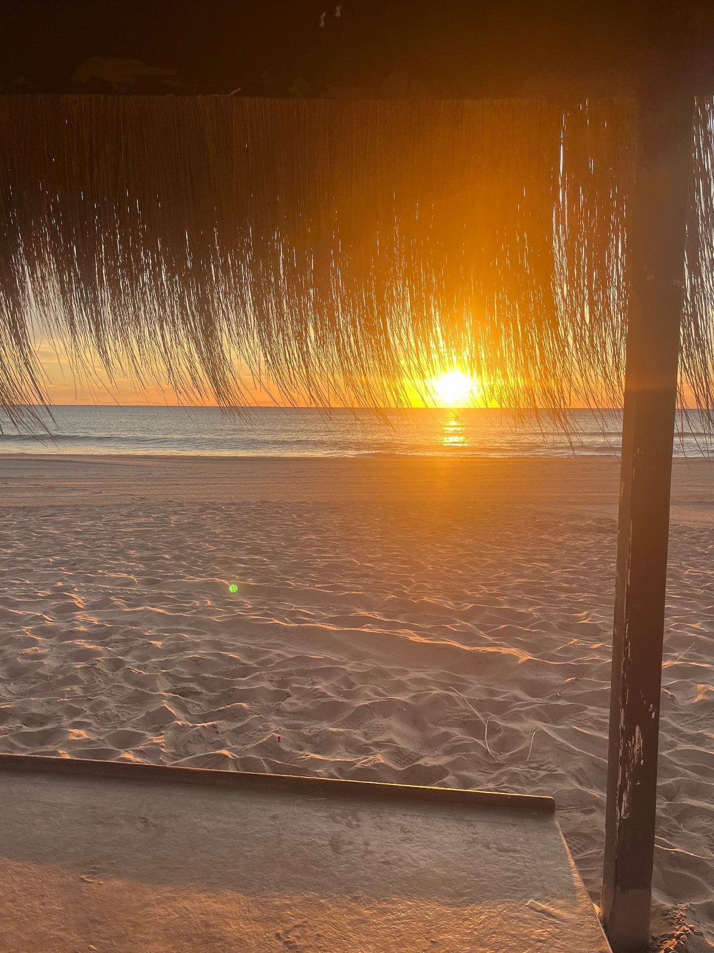 Atardecer en la playa