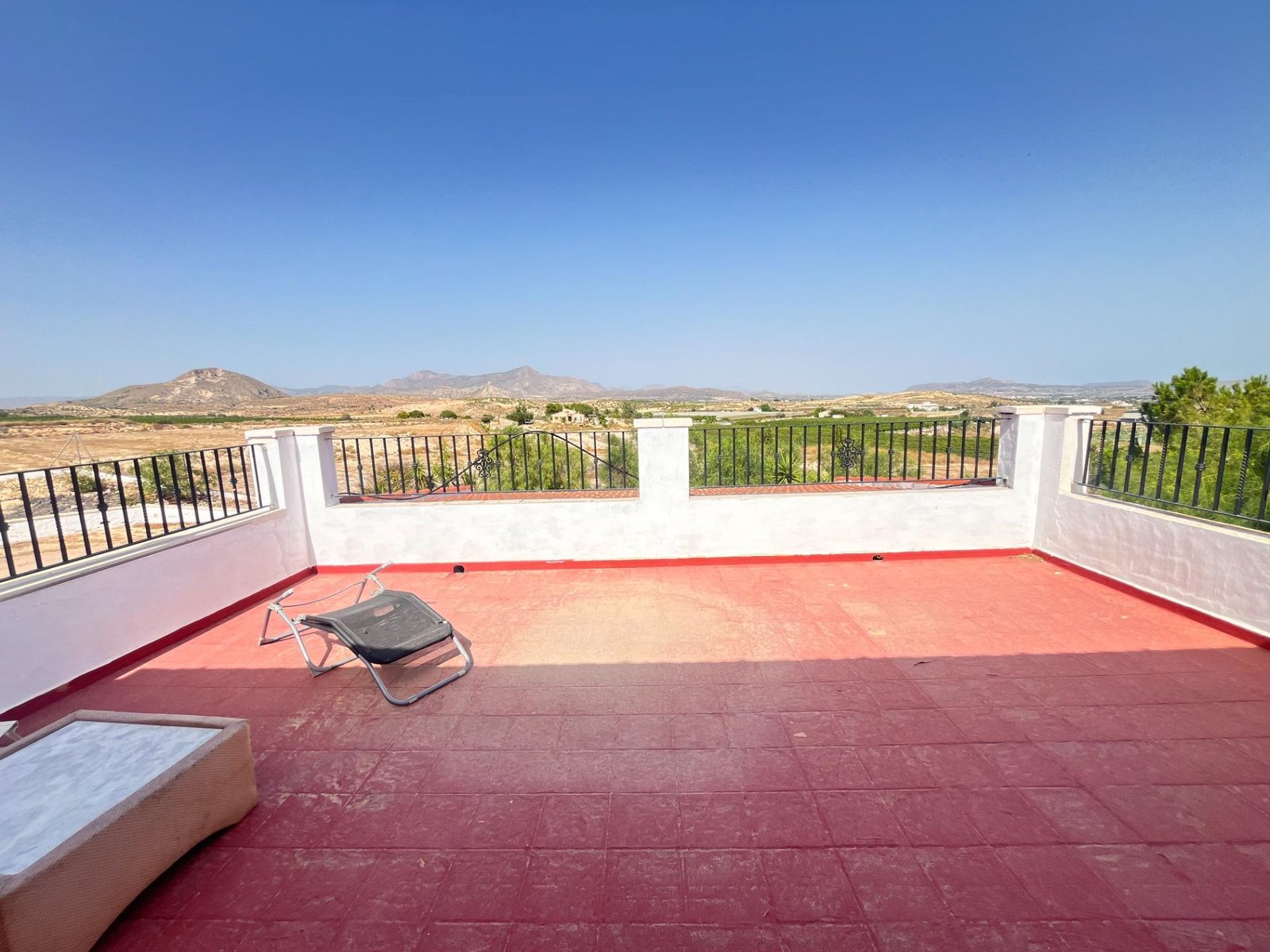 Terraza con vista panorámica