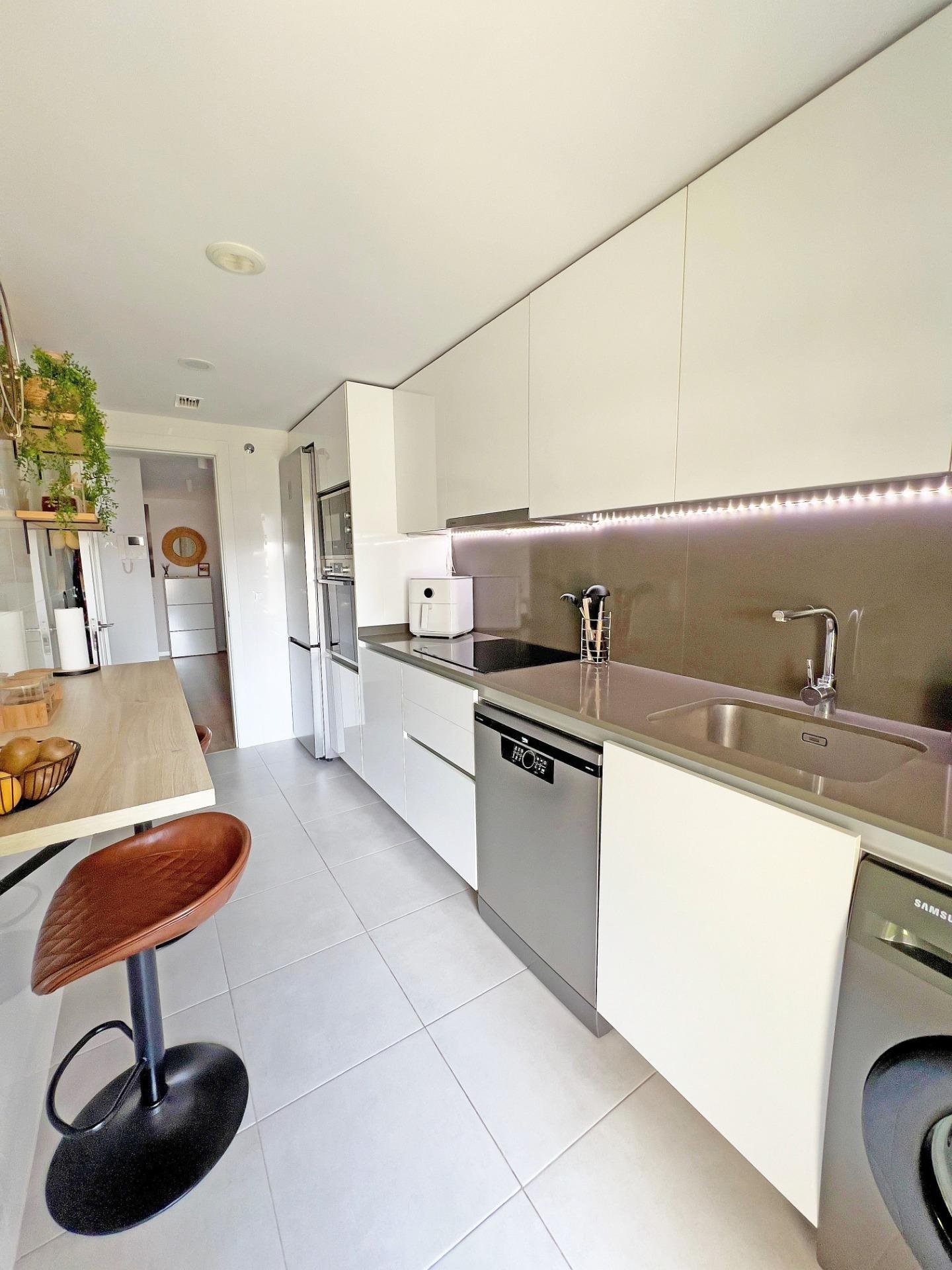 Cocina moderna y minimalista