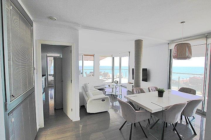 Vista interior de un apartamento moderno