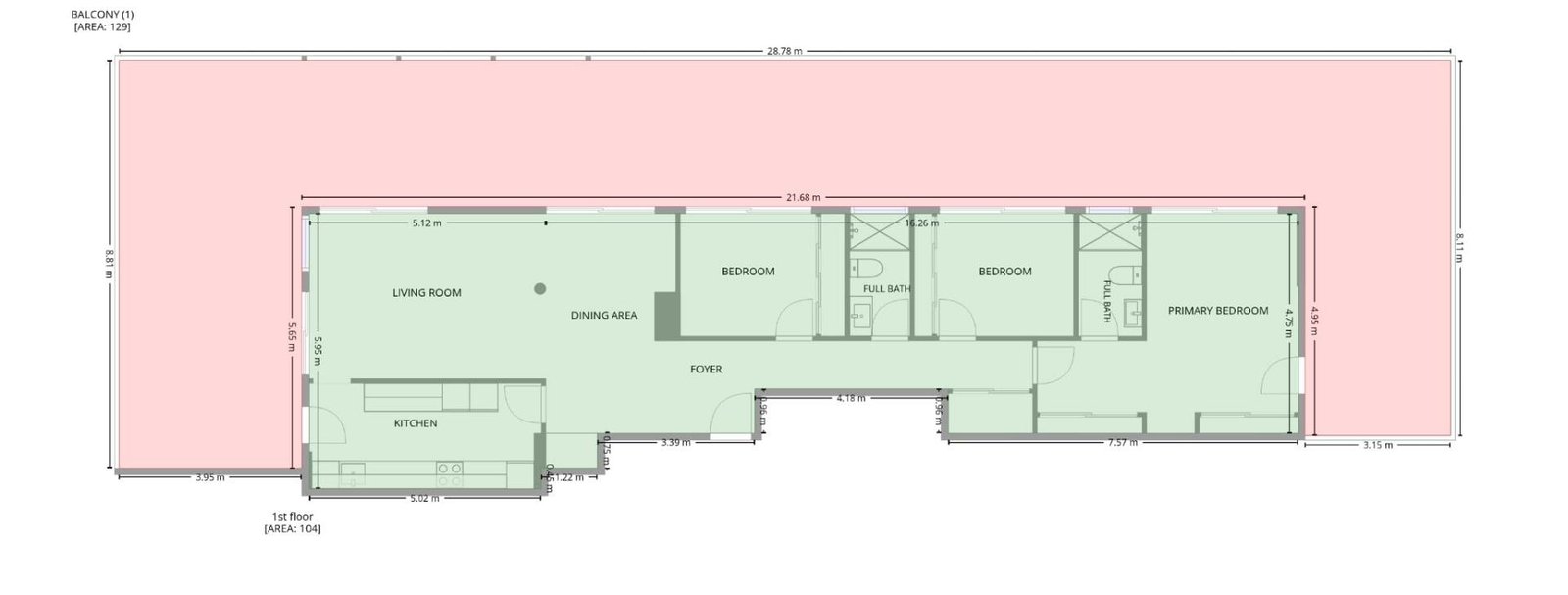Plano de distribución de vivienda